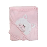 Pink Hooded Bath Towel