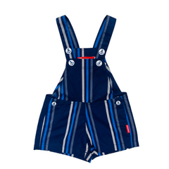 Blue Checkered Dungaree