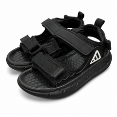 Baby Boy Black Strap Sandals