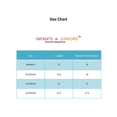 Baby Girls Floral Print Denim Pants With Elastic Waist