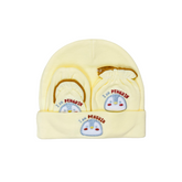 Baby Penguin Cap Set Yellow