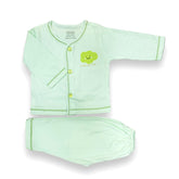 Green Cloud Newborn Pajama Suit / Night Suit