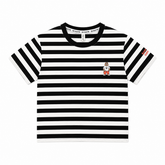 Black Stripes Round neck T-Shirt