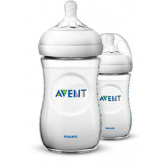 Philips AVENT Natural II PP 260ml Feeding Bottle PK2 - (SCF693/23)