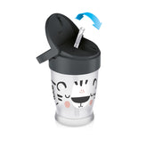 LOVI My Straw Cup JUNIOR 250ml Salt & Pepper