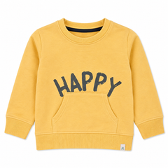 Baby Boy Mustard Sweat T-Shirt