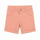 Baby Girl Adjustable Elastic Cotton Short - Pink