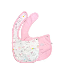 2PK Children Wearing Bibs Little Bunny