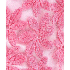 Floral Frock Girls Party Wear-Pink