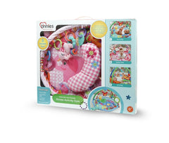 PINK BABY PLAY MAT – 4-IN-1 ACTIVITY MAT WITH TOYS (0–12 MONTHS)