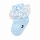 Baby Girl Printed Frill Socks