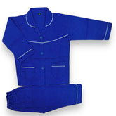 Blue Polka Dots Cotton Night Suit