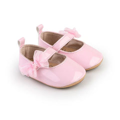 Pink Bow Pre Walker Pumps