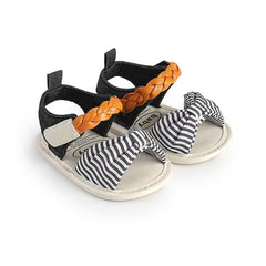 Black Stripes Pre Walker Sandal