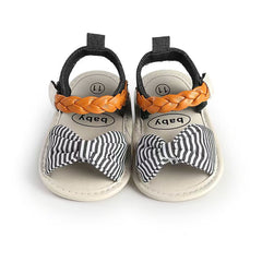 Black Stripes Pre Walker Sandal