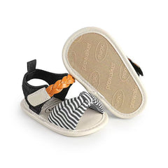 Black Stripes Pre Walker Sandal