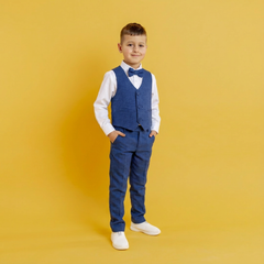 4PC Baby Boy Royal Blue Suit