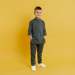 Green Kurta Shalwar Set