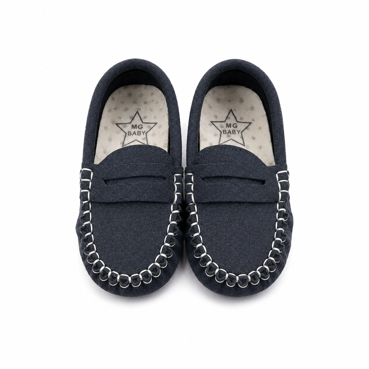 Baby Boy Navy Blue Loafers