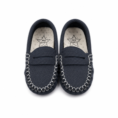 Baby Boy Navy Blue Loafers