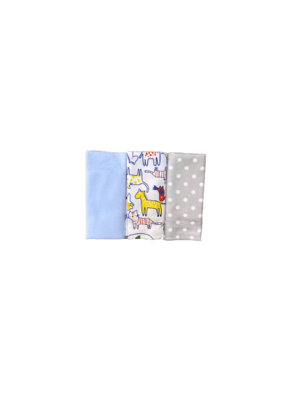 Soft touch fabric 3PC Washcloths