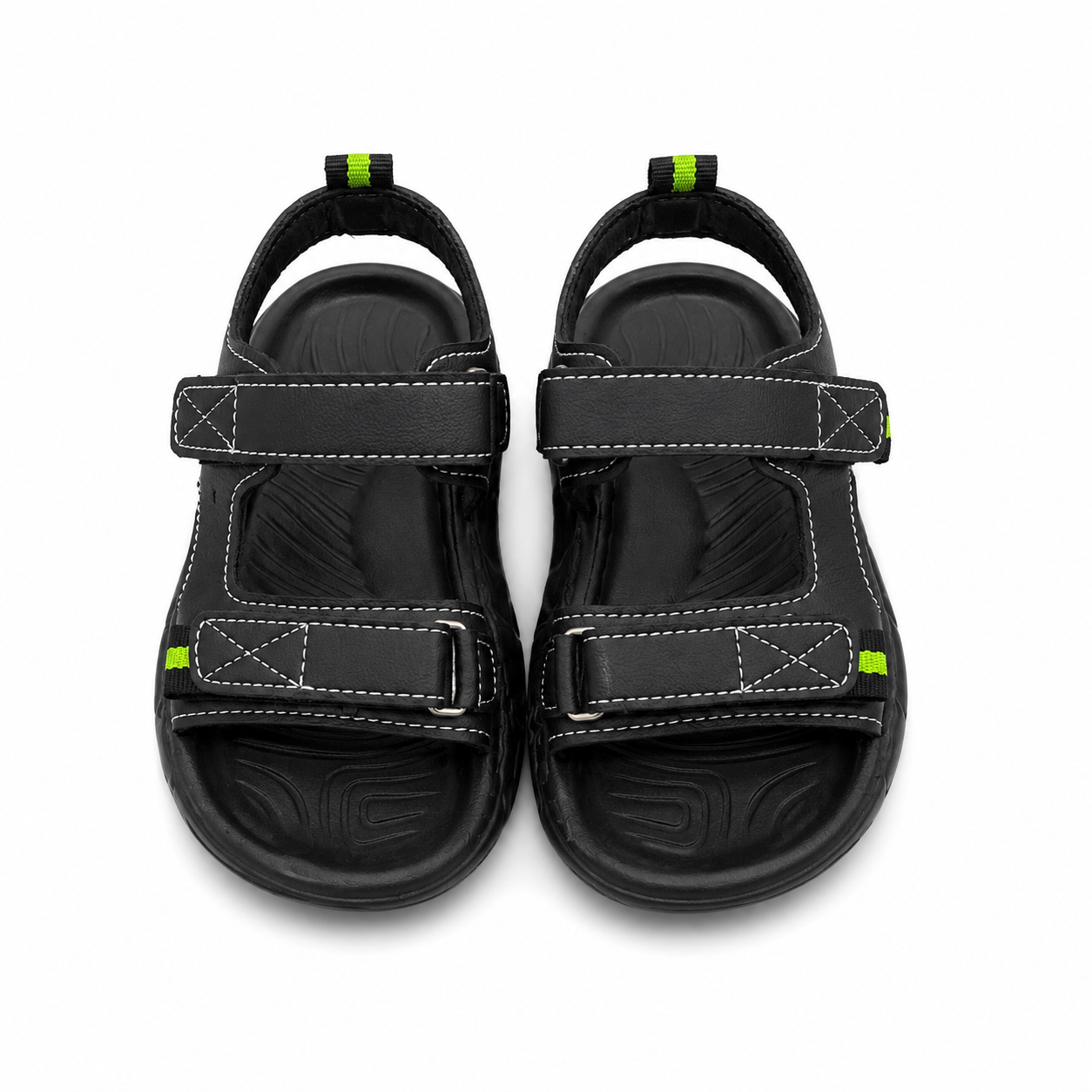 Baby Boy Black Strap Sandal