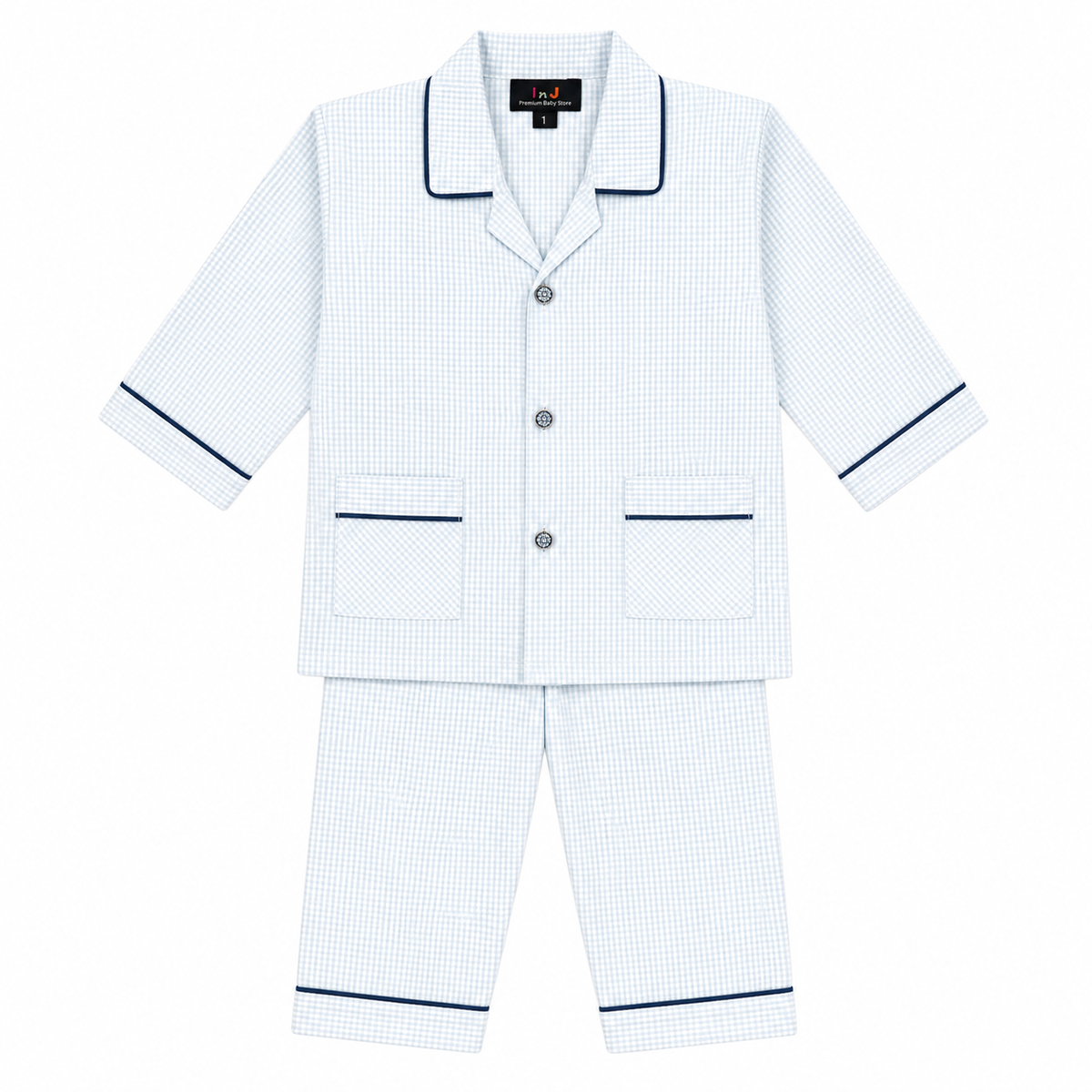 Baby Boy Full Sleeves Cotton Night Suit