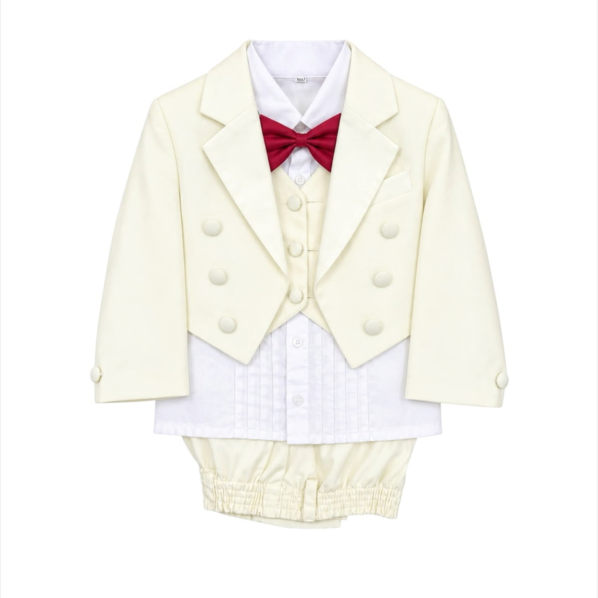 5PC Formal Pant Coat Off White