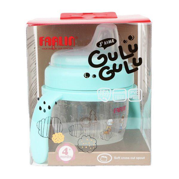 Farlin Gulu Gulu Spout Cup-Blue 4m+