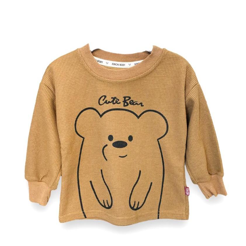 Brown Cute Sweat Tee