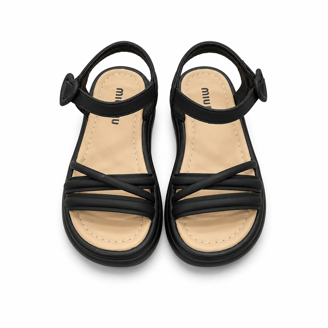 Black Strap Sandal