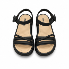 Black Strap Sandal