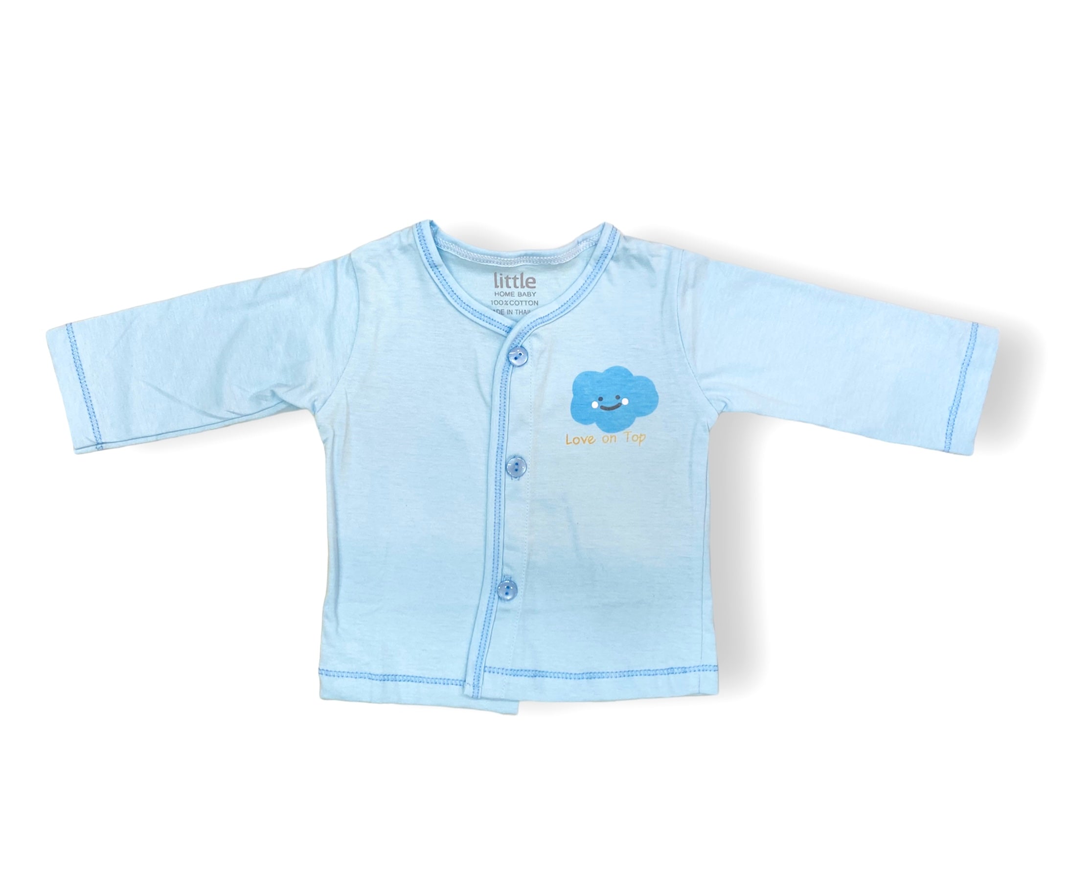 Blue Cloud Newborn Pajama Suit / Night Suit