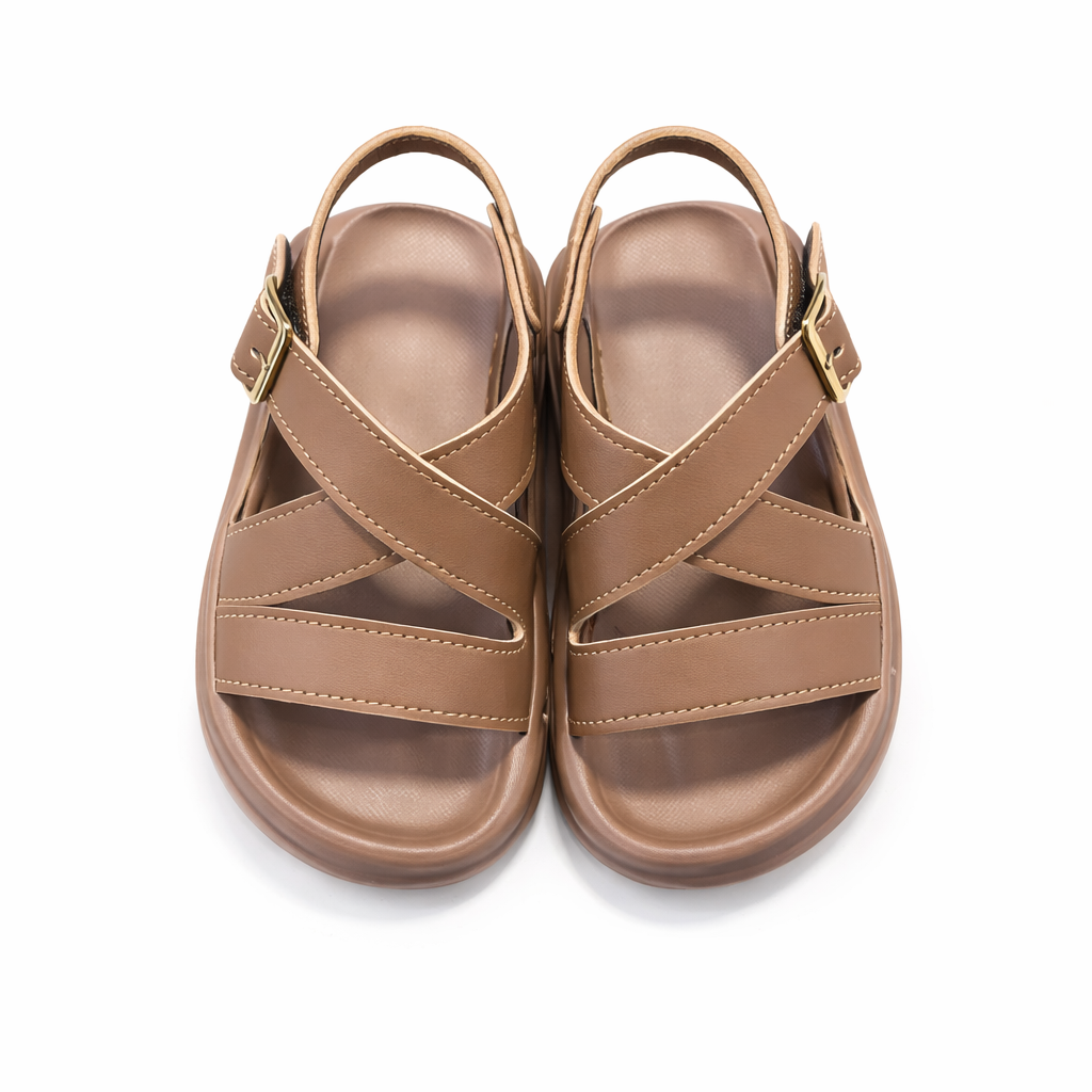 Baby Boy Brown Strap Sandal