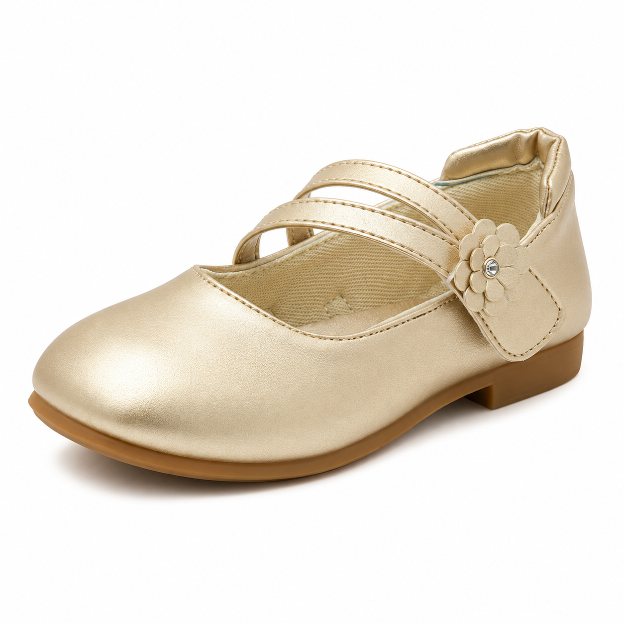 Golden Flower Pumps
