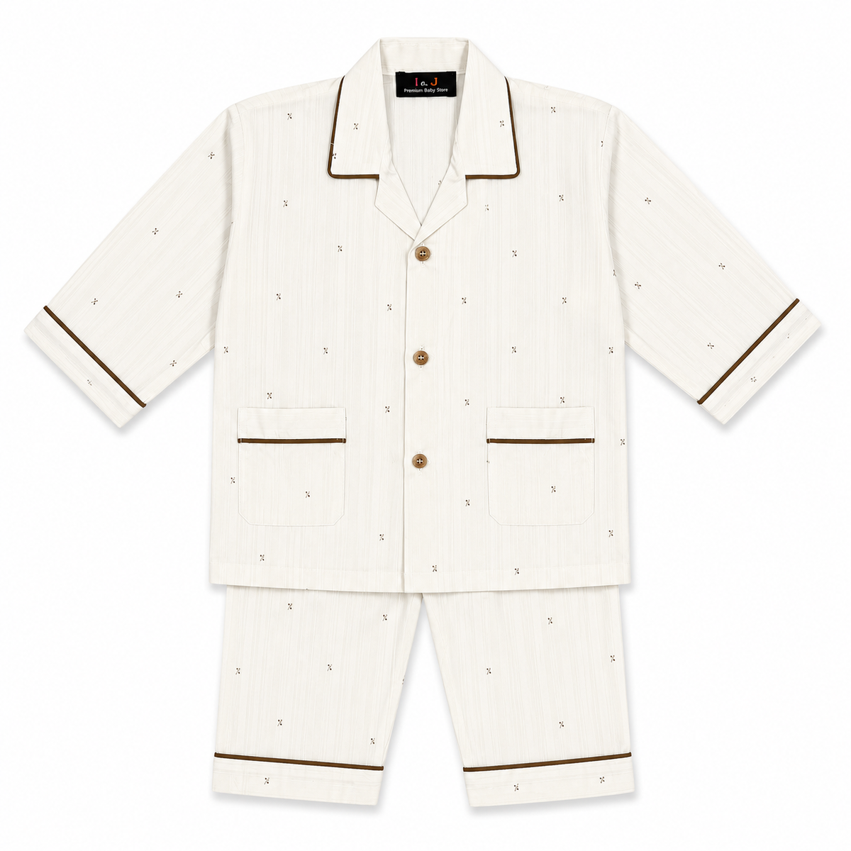 Baby Boy Full Sleeves Cotton Night Suit