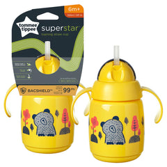 Tommee Tippee Superstar Training Straw Cup-Yellow