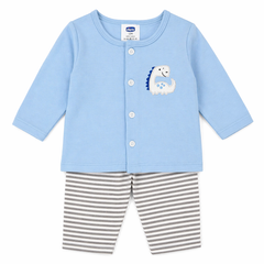 2PC Front Open Night Suit