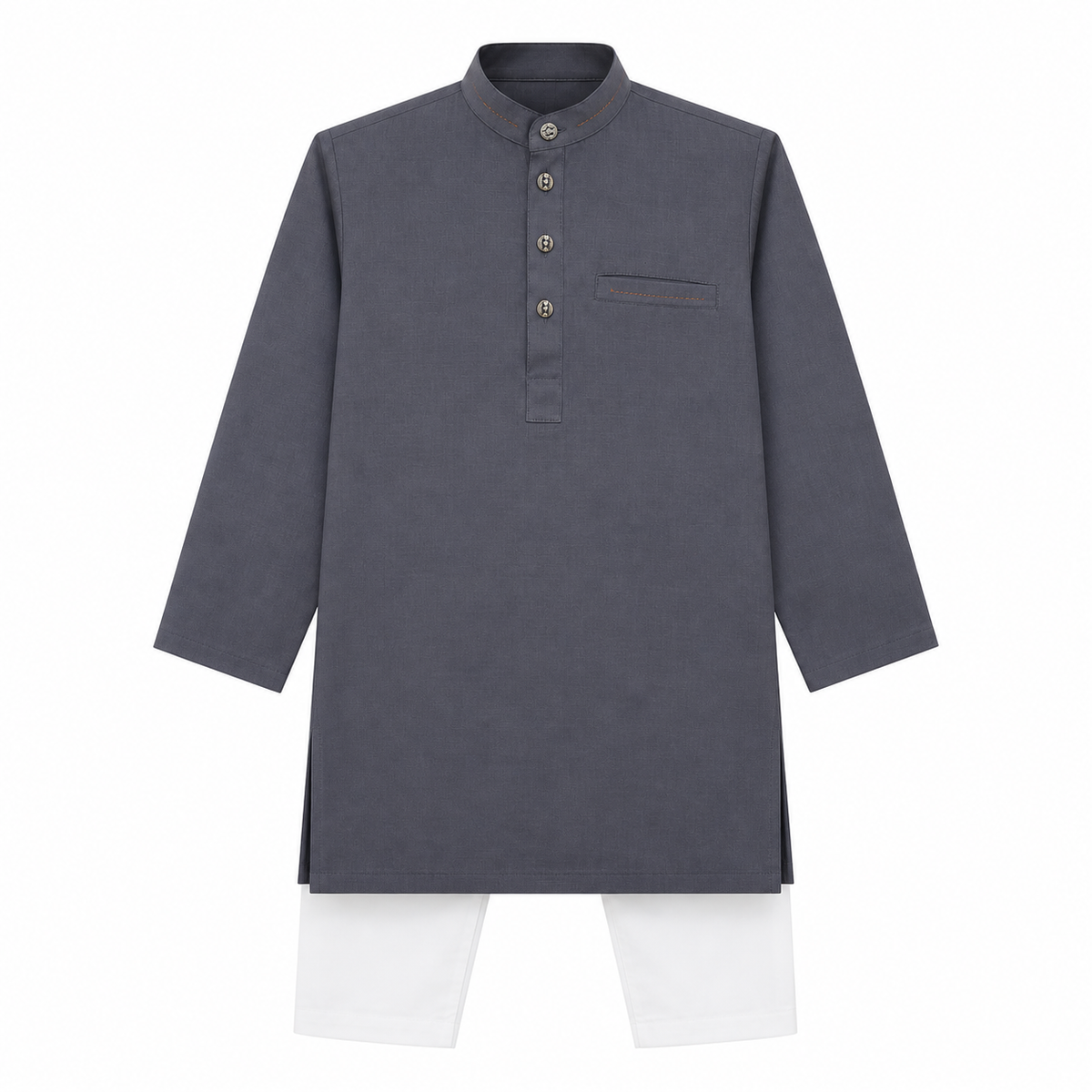 Grey Kurta Shalwar Set