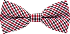 Red Checkered Bow Tie