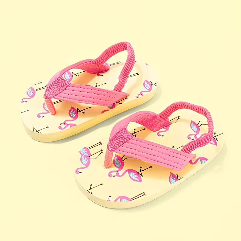 Baby Girl Soft Sole Pelican Flip Flop Slippers