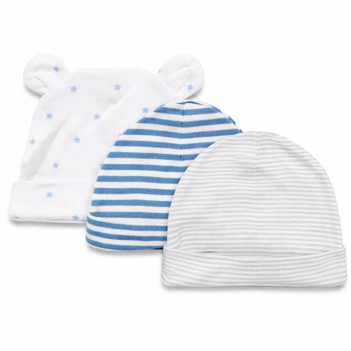 3PK Soft Touch Cap Set