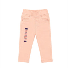 Baby Peach Cotton Pant Round Lastic