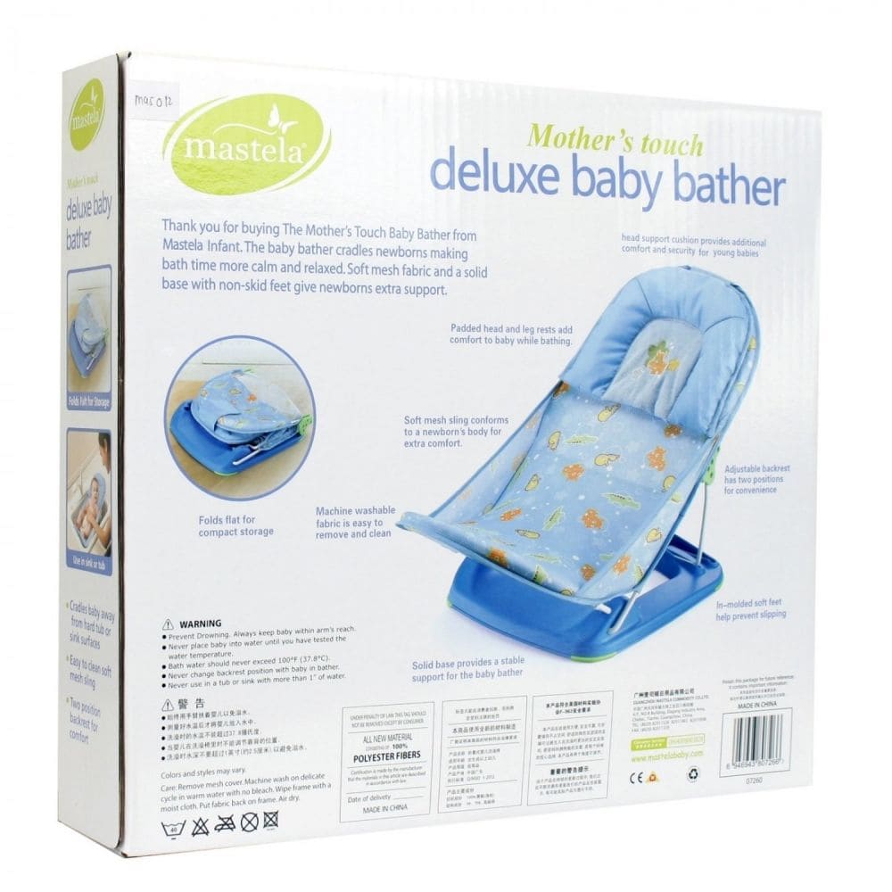 Mastela Deluxe Baby Bather Blue 07260
