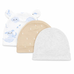 3PK Soft Touch Cap Set