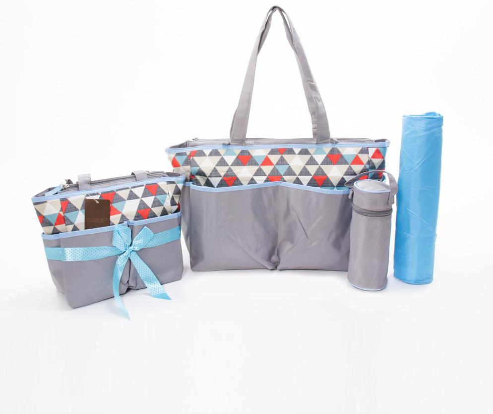 Colorland Changing Bag 5PC Set-Colorful Triangle