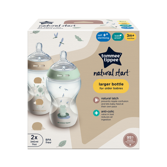 TT Bottle 340ML PK2 POND NATUREL START