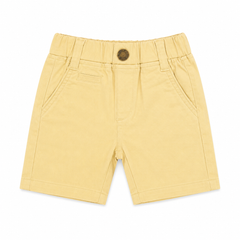 Baby Boy Round Lastic Short- Khaki