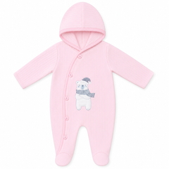 Pink Hooded Romper