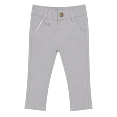 Baby Boy Grey Cotton Pant